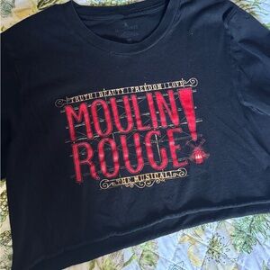 Cropped Moulin Rouge Broadway T-Shirt